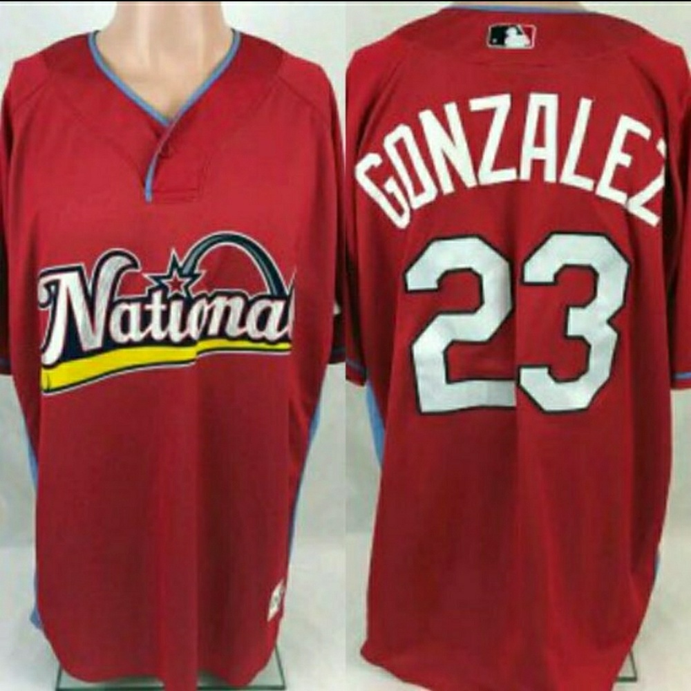 Adrian Gonzalez Jersey Red Authentic